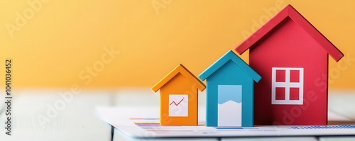 Wallpaper Mural Analyst presenting real estate market trends at a conference, with charts and graphs showing property growth and economic impacts, 3D illustration Torontodigital.ca