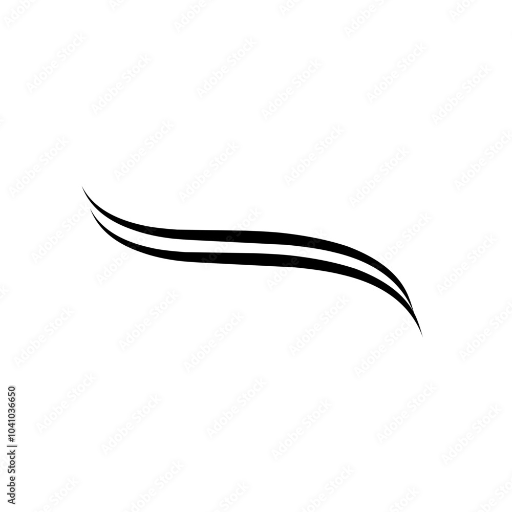 Graceful Curve Wavy Line Graceful Curve Wavy Line