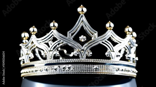 royal crown on a white background. generative ai