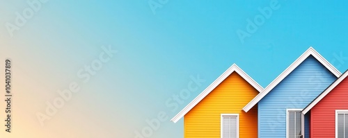 Wallpaper Mural Real estate market research report showing upward and downward trends, with graphs detailing buyer demand, interest rates, and housing supply, 3D illustration Torontodigital.ca