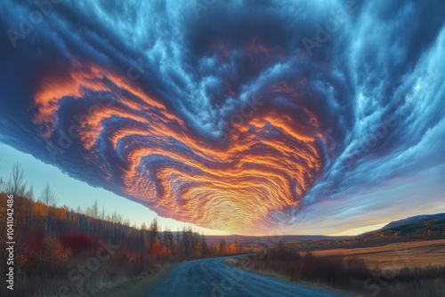 Unusual cloud patterns, a visual feast for photographers and sky-watchers photo