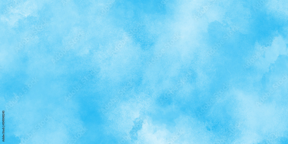 Blue grunge texture with grainy watercolor stains, The summer is colorful clearing day Good weather with natural clouds, Abstract beautiful light blue cloudy sky clouds with stains. Blue grunge texture with grainy watercolor stains, The summer is colorful clearing day Good weather with natural clouds, Abstract beautiful light blue cloudy sky clouds with stains.