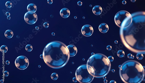 Wallpaper Mural Magical Scene of Many Small Bubbles Floating Torontodigital.ca