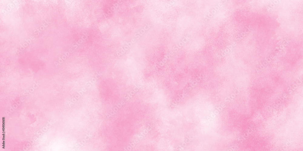 Soft smeared aquarelle painted pink texture, Abstract pink sky background and white clouds on pink canvas, Paint leaks and ombre effects hand painted cloudy pink paper texture. Soft smeared aquarelle painted pink texture, Abstract pink sky background and white clouds on pink canvas, Paint leaks and ombre effects hand painted cloudy pink paper texture.