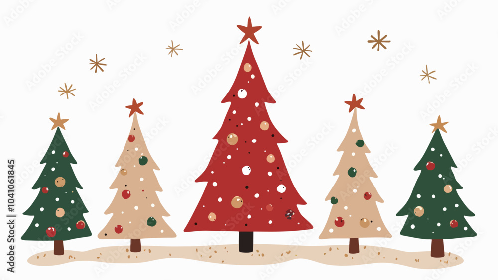 Decorated Christmas Trees Decorated Christmas Trees