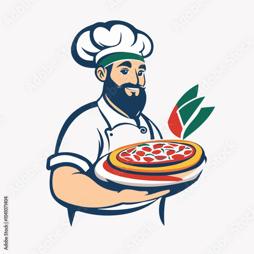 Italian pizza chef