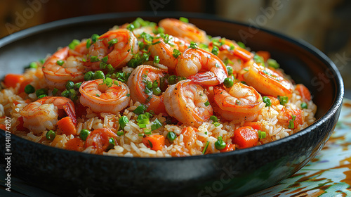 paella in a pan