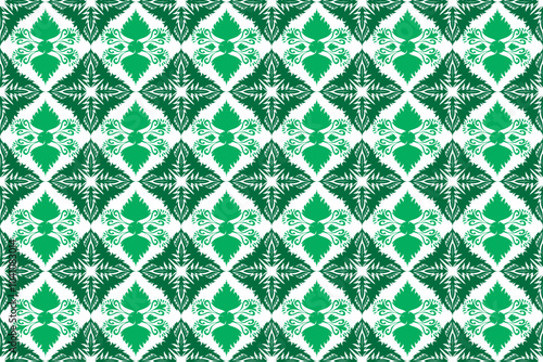 Seamless pattern with flowers, Embroidery Bohemian. Art Ornament Print. Design for Carpet, Cover, Wallpaper, Wrapping, Fabric, Clothing, Paper, Damask.
