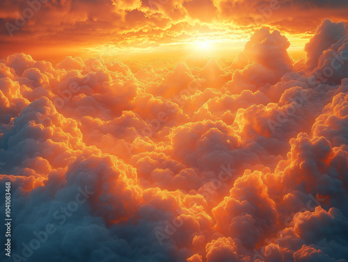 the sky from the perspective of someone looking up