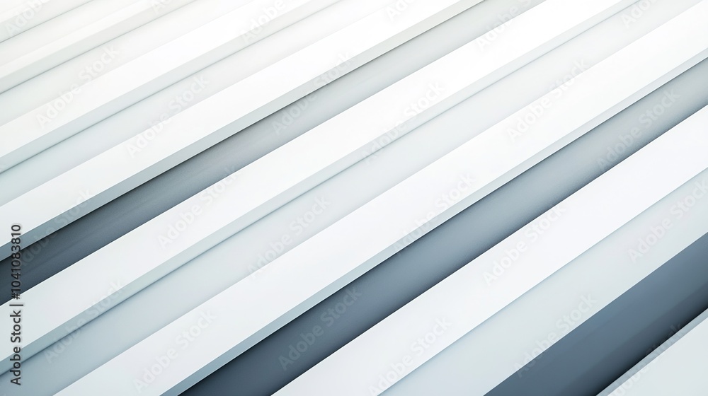 Obraz premium Minimalistic White Stripes Background Design