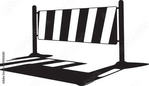 3d render of a barrier