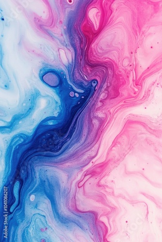 Wallpaper Mural Pink Blue Swirl Painting Close Up Torontodigital.ca