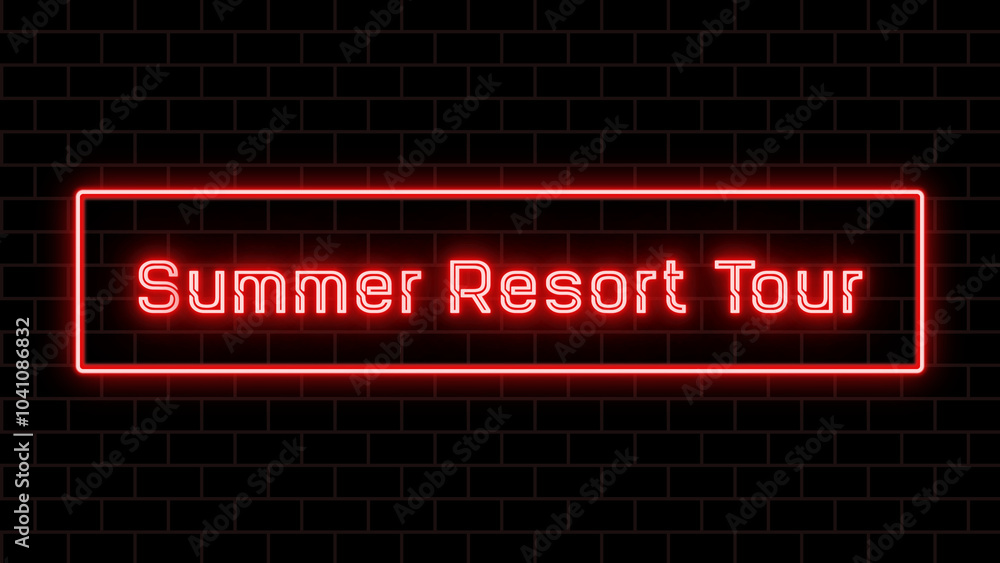 Summer Resort Tour のネオン文字 Summer Resort Tour のネオン文字