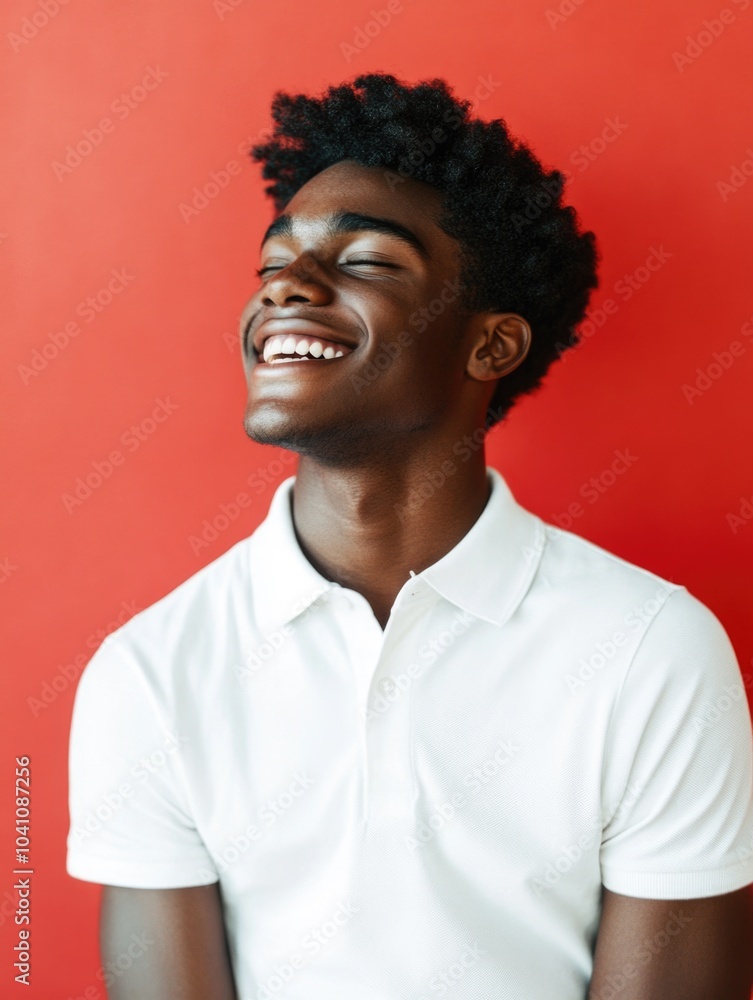 Obraz premium Young man with smile