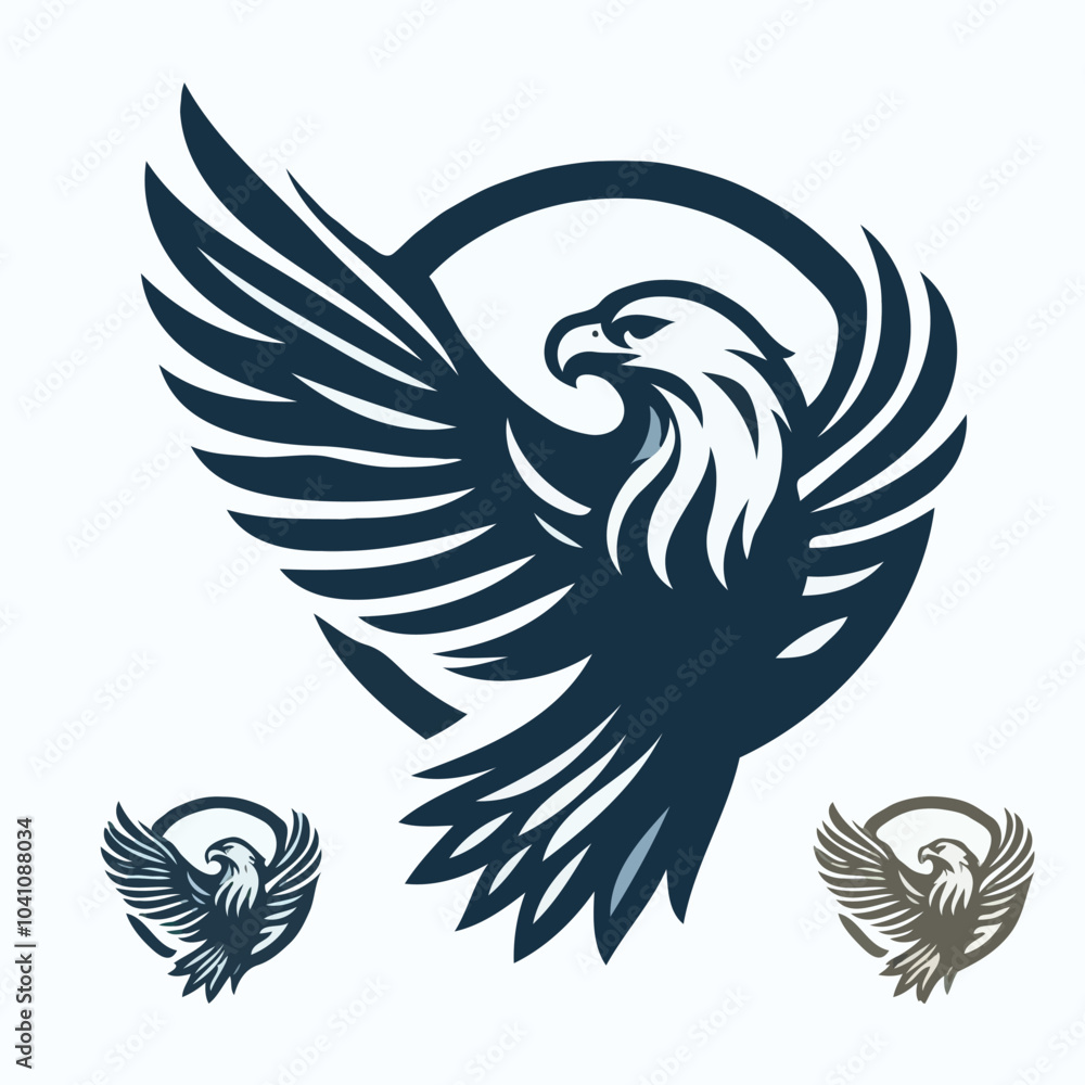 Eagle bird logo design vector Eagle bird logo design vector