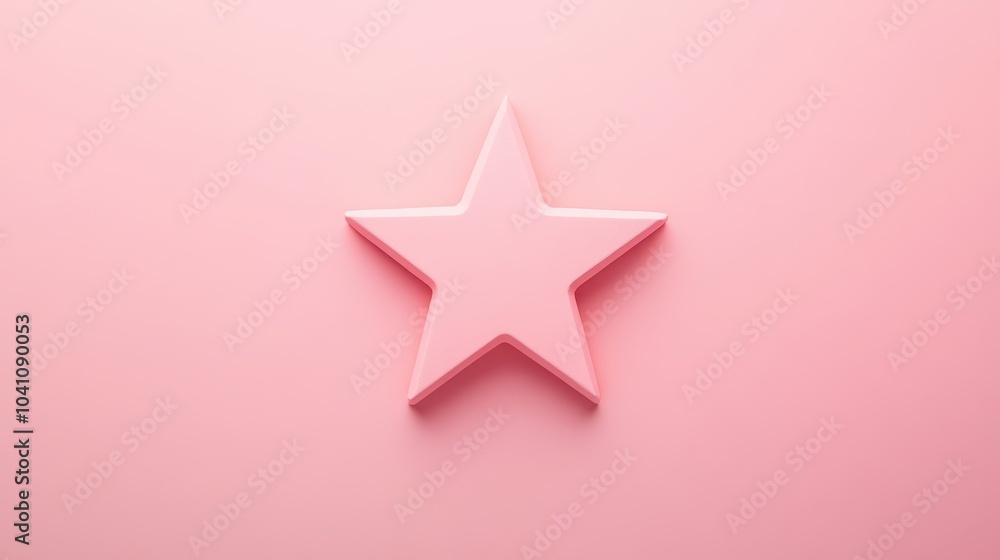 A beautiful pink star icon set against a soft pink background, perfect for designs related to beauty, dreams, and celebration. A beautiful pink star icon set against a soft pink background, perfect for designs related to beauty, dreams, and celebration.