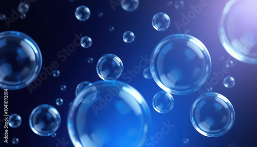 Wallpaper Mural Captivating Small Bubbles Gently Floating Torontodigital.ca