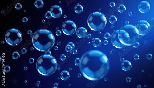 Wallpaper Mural Captivating Small Bubbles Gently Floating Torontodigital.ca