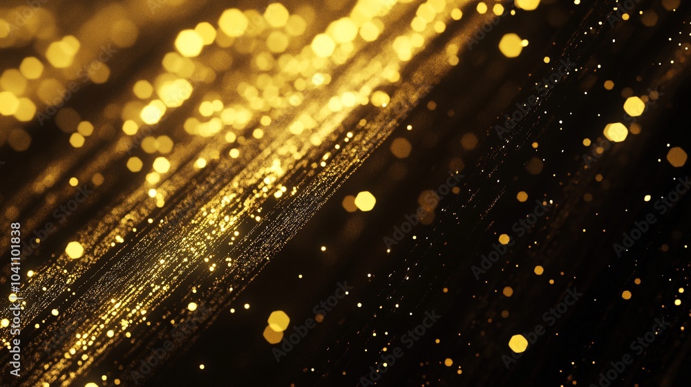 elegant amber rain of light, rich black background, twinkling stardust, ethereal luminescence, ultra-detailed digital artwork elegant amber rain of light, rich black background, twinkling stardust, ethereal luminescence, ultra-detailed digital artwork