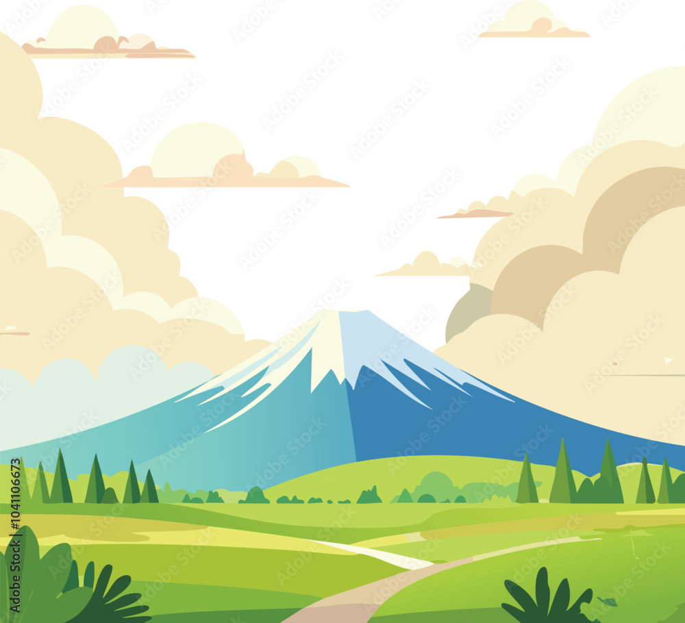 Mountain landscape Mountain landscape