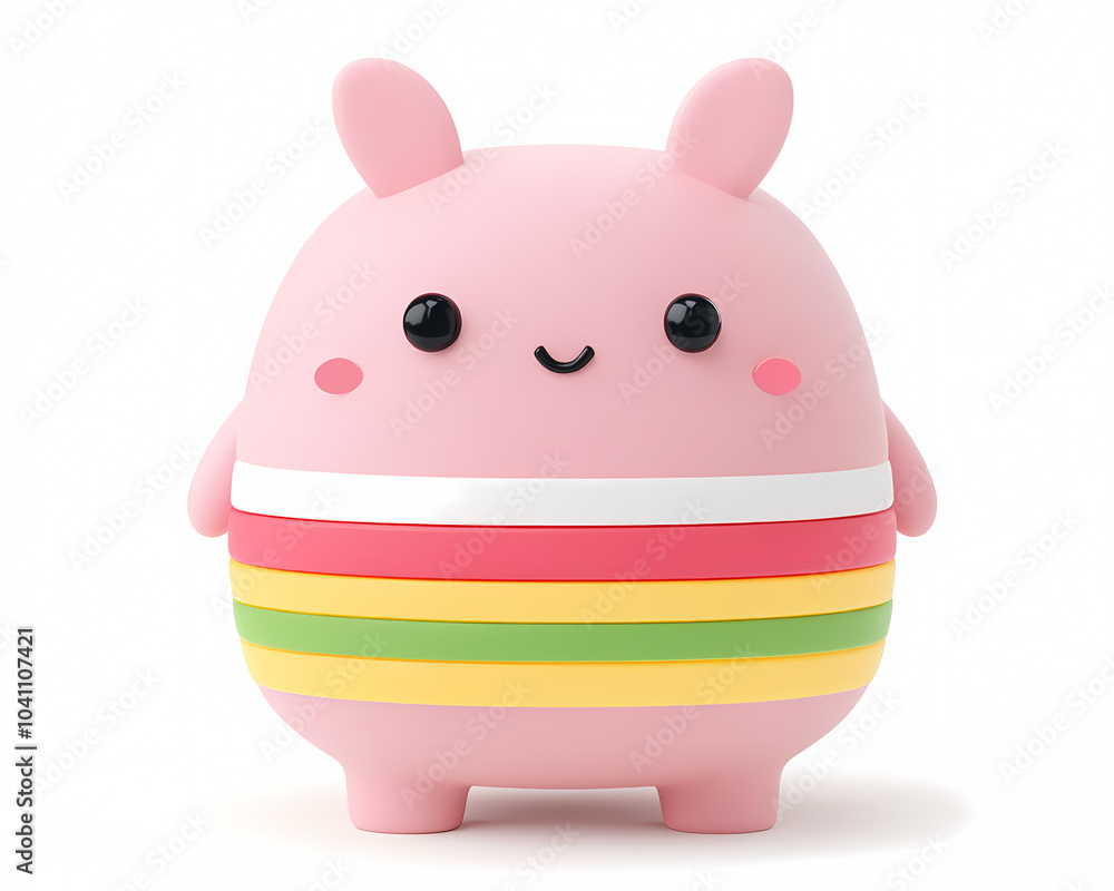 Discover the delightful pink bunny toy featuring colorful stacking rings perfect for engaging playtime and developmental learning Discover the delightful pink bunny toy featuring colorful stacking rings perfect for engaging playtime and developmental learning