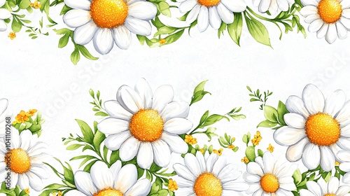 Delicate Daisy Patterns for Nature-Inspired Designs and Crafts