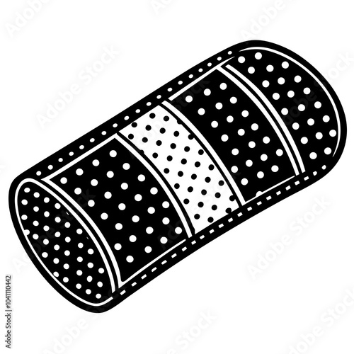 bandage silhouette 
 vector illustration on a white background