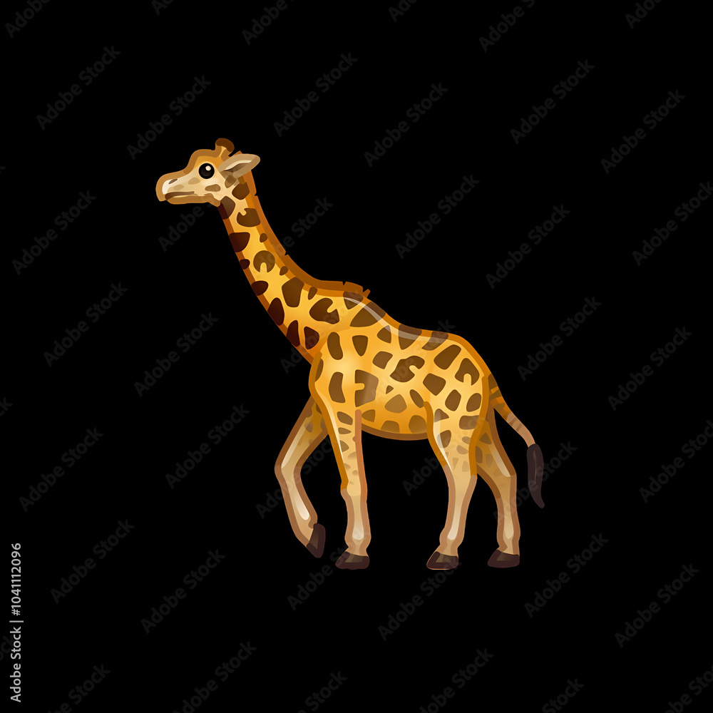 Fototapeta premium Giraffe Emoji