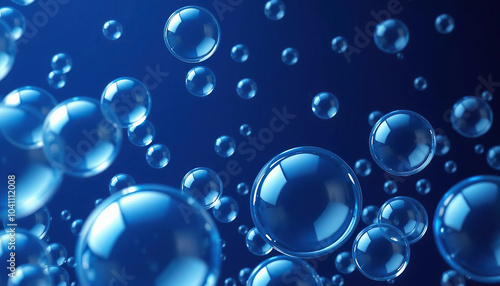 Wallpaper Mural Captivating Small Bubbles Gently Floating Torontodigital.ca