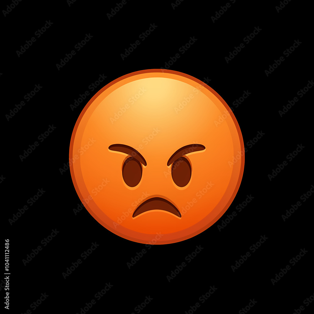 Fototapeta premium Angry Face