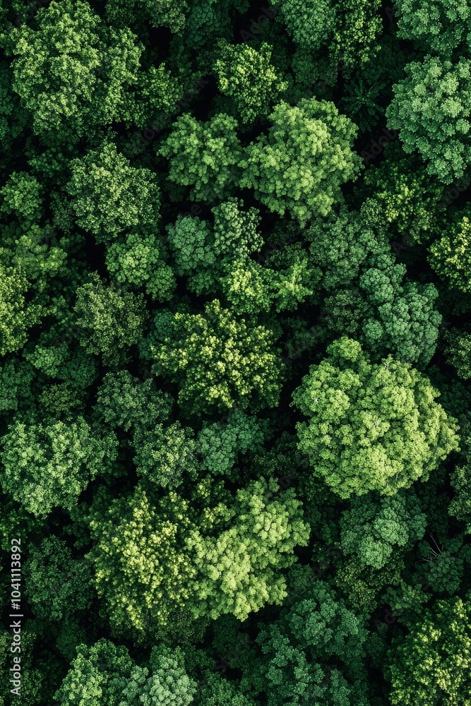 Aerial View of a Lush Green Forest Canopy Aerial View of a Lush Green Forest Canopy
