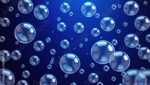 Wallpaper Mural Captivating Small Bubbles Gently Floating Torontodigital.ca