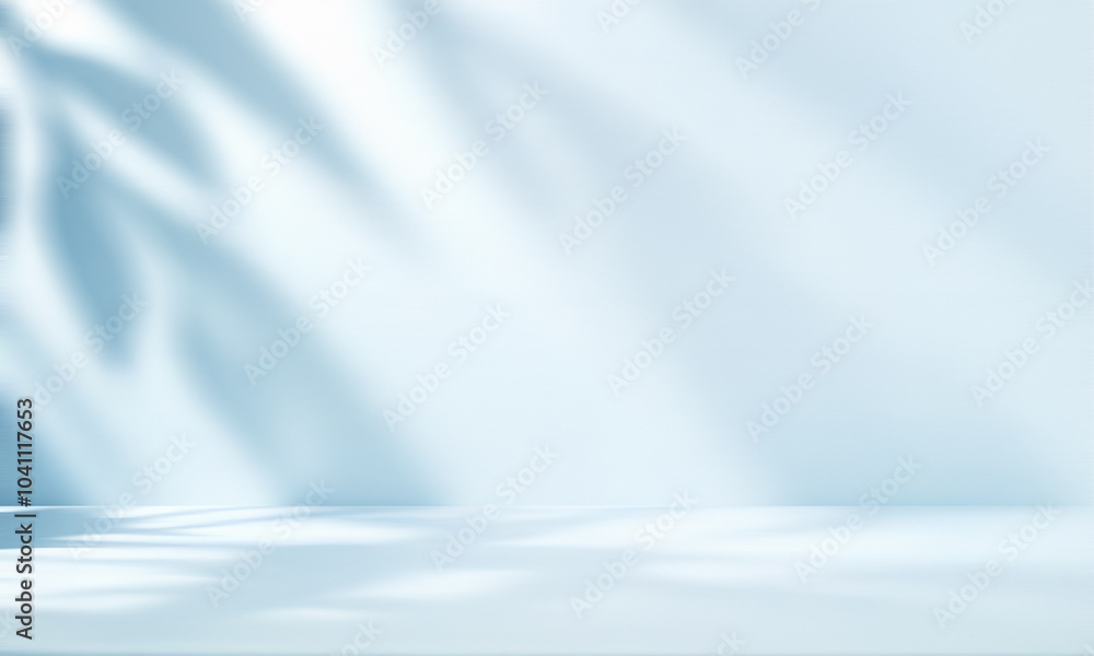Obraz premium MODERN PRODUCT WALL BACKGROUND WITH NATURAL SHADOW