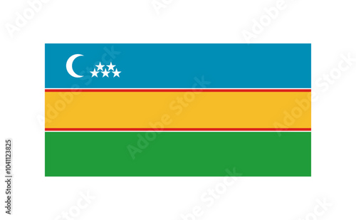 Flag of Autonomous Republic of Karakalpakstan, Uzbekistan