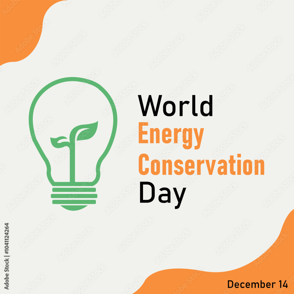 vector graphic of World Energy Conservation Day good for national World Energy Conservation Day celebration. flat design. flyer design.flat illustration. vector graphic of World Energy Conservation Day good for national World Energy Conservation Day celebration. flat design. flyer design.flat illustration.