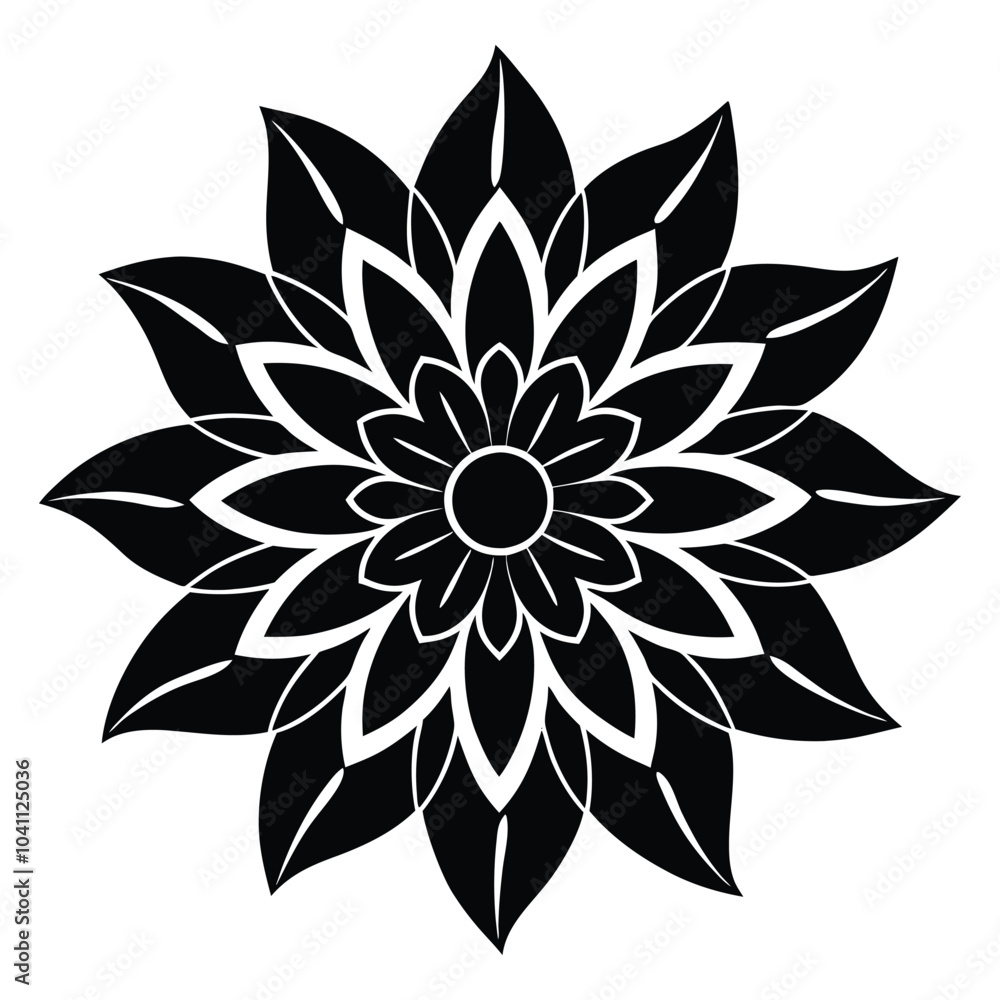illustration of a flower illustration of a flower