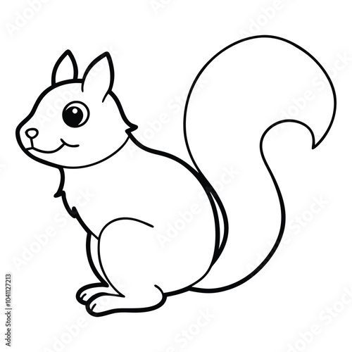 squirrel illustration 