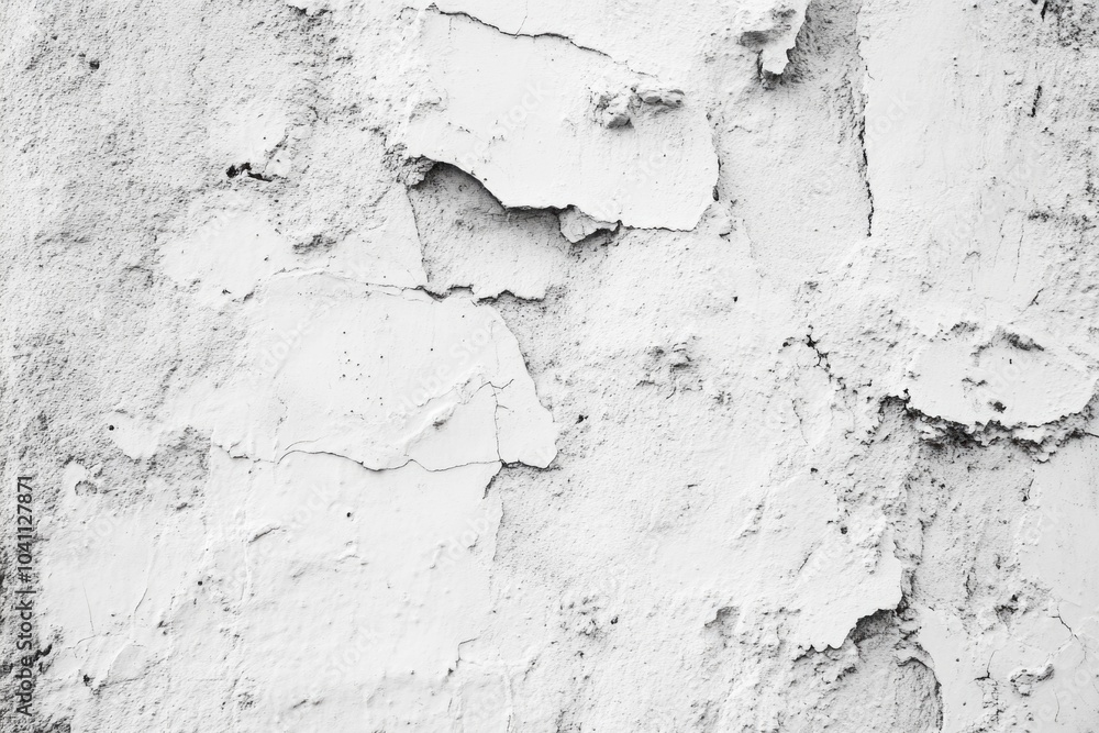Obraz premium A worn-out wall with peeling paint