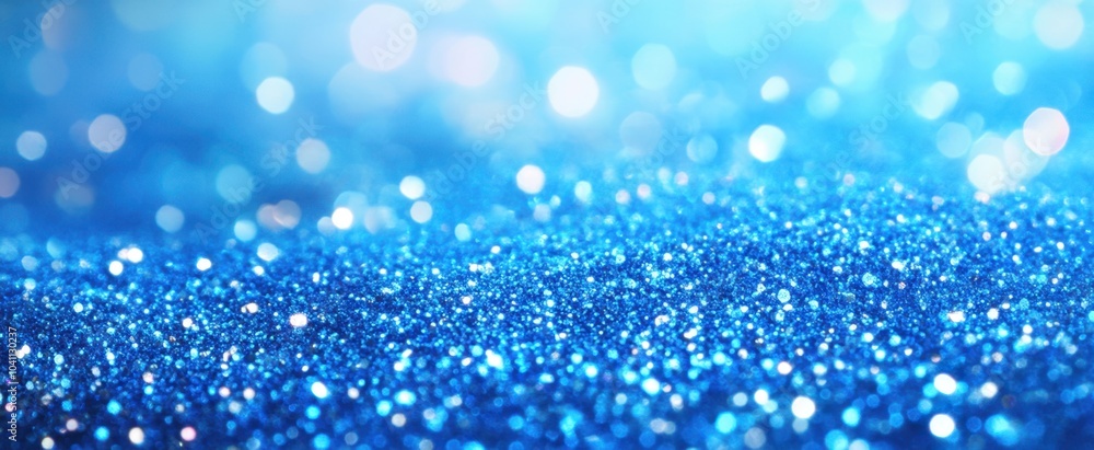 The Shimmering Blue Glitter Surface The Shimmering Blue Glitter Surface