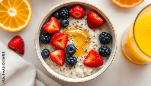 cereal with berries