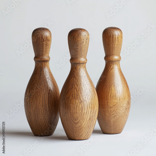 Bowling Pins Isolated