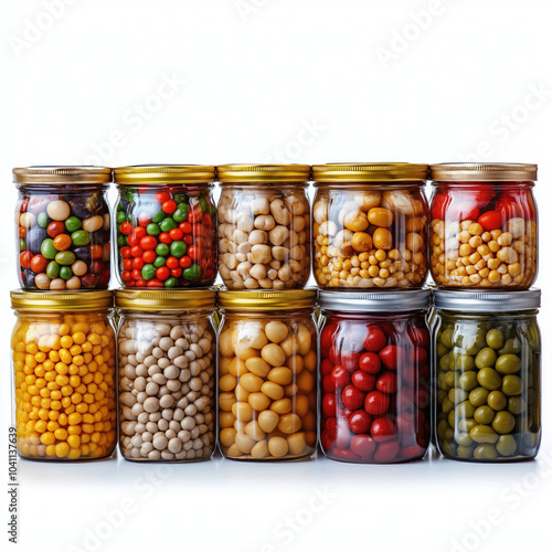 Canned Goods Isolated
