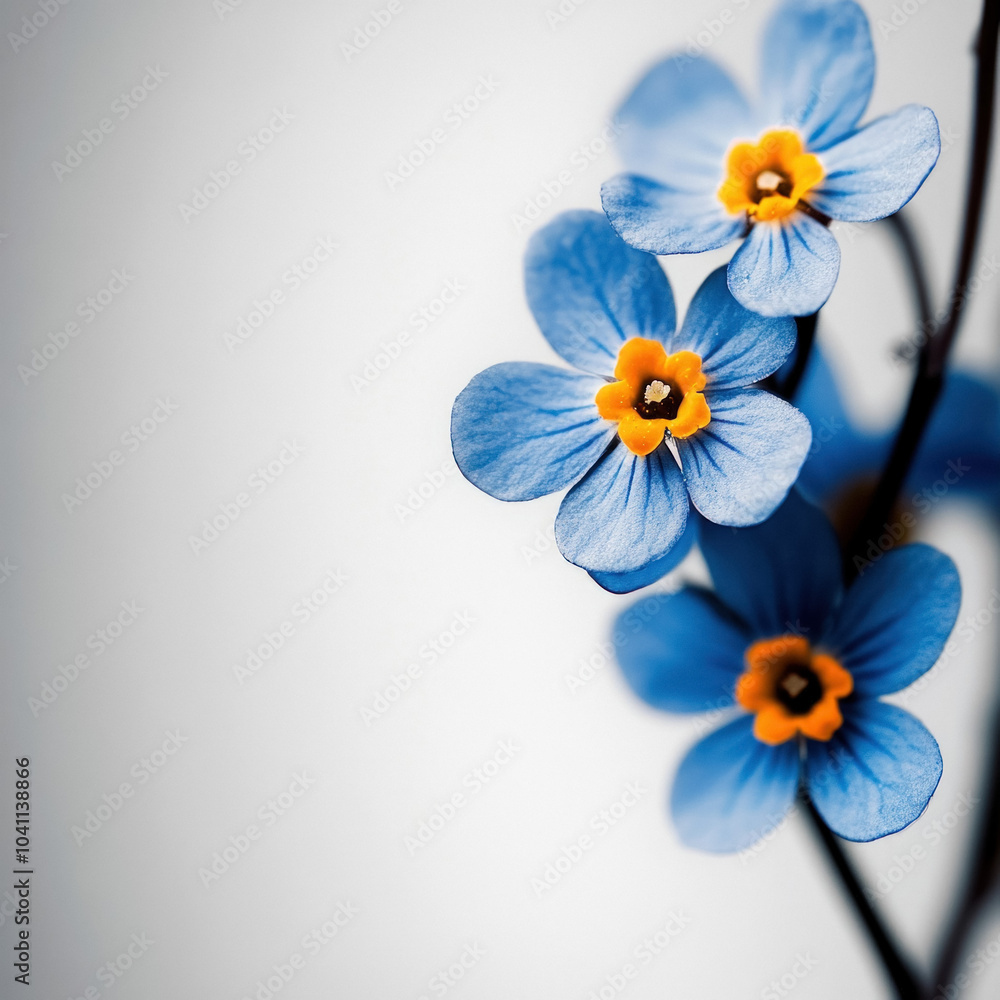Forget-Me-Not Isolated Forget-Me-Not Isolated