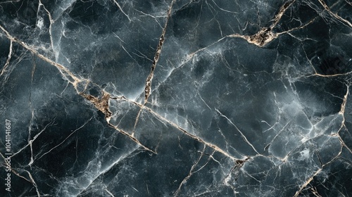 Abstract background featuring a beautifully decorated natural marble surface with cracks Deep intricate structures of stone create a visually striking marble wall A combination of light and dark c