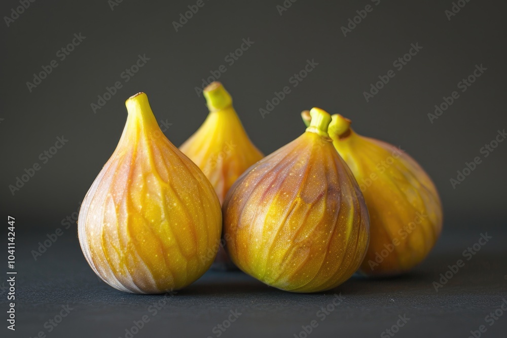 Obraz premium A group of three figurines sitting on a table, perfect for decorative or storytelling purposes