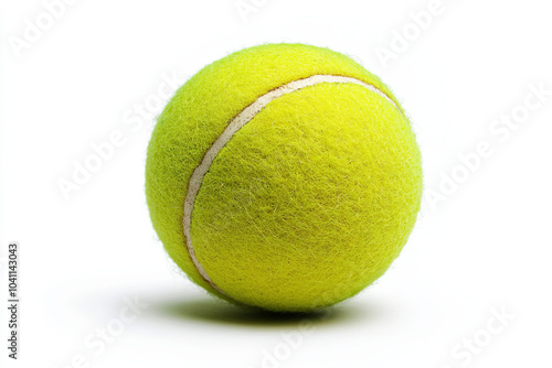 Tennis Ball On A White Background