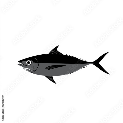 Tuna Silhouette, Illustrati...