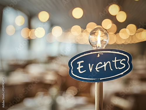 Upcoming Events text writte...