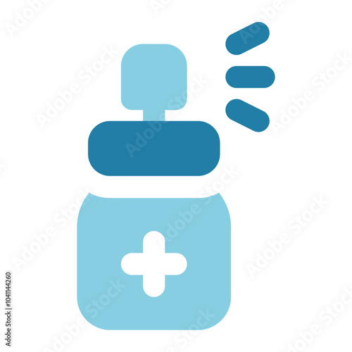 antiseptic icon for illustration