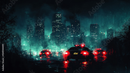 Wallpaper Showcasing A Silh...